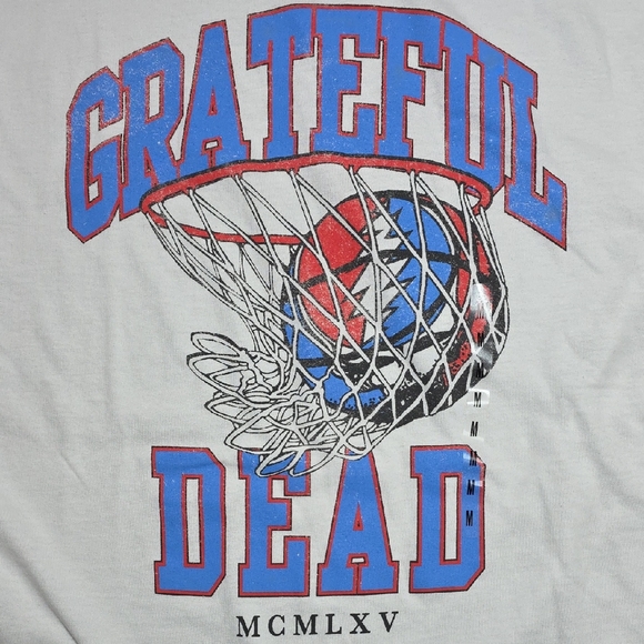 Grateful Dead Other - Grateful Dead | Basketball Graphic Tee Shirt "Steal Your Face" Skull Sz Md *NWT